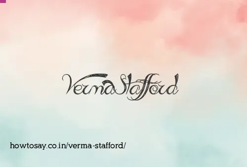 Verma Stafford