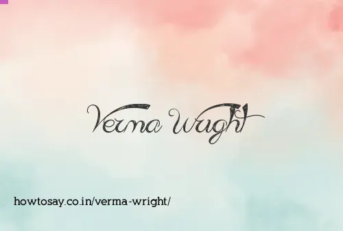 Verma Wright