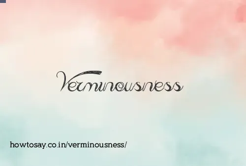 Verminousness