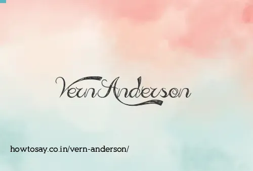 Vern Anderson