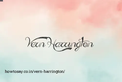 Vern Harrington