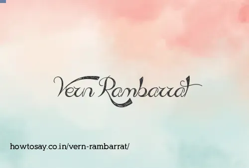 Vern Rambarrat