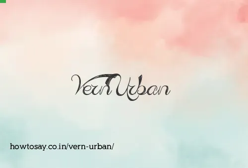 Vern Urban