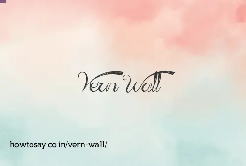 Vern Wall