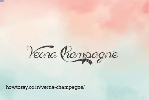 Verna Champagne