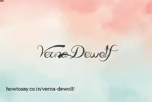 Verna Dewolf