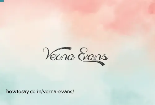 Verna Evans