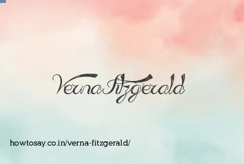 Verna Fitzgerald