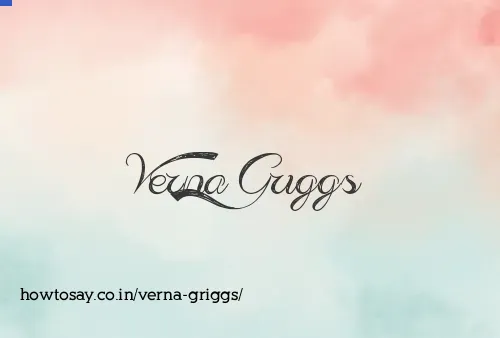 Verna Griggs