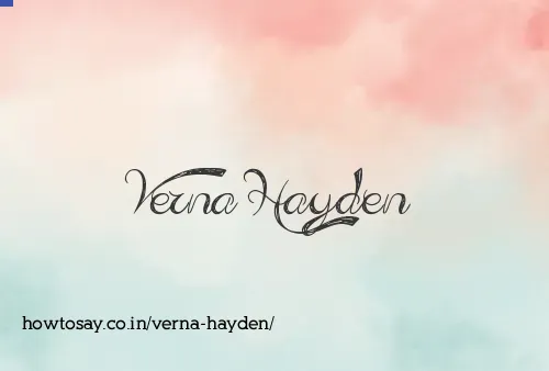 Verna Hayden