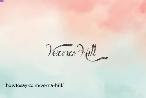 Verna Hill