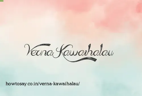 Verna Kawaihalau