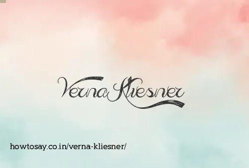 Verna Kliesner