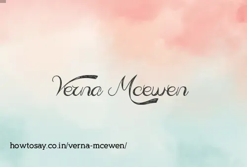 Verna Mcewen