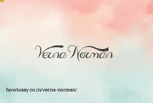 Verna Norman