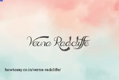 Verna Radcliffe