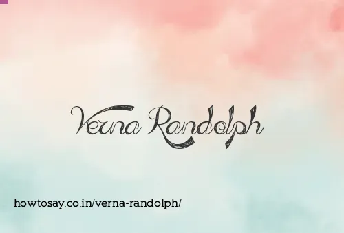 Verna Randolph