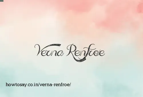 Verna Renfroe