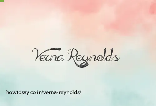 Verna Reynolds