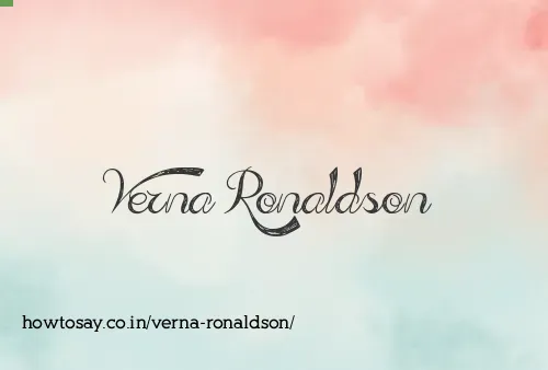 Verna Ronaldson