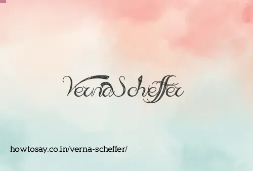 Verna Scheffer
