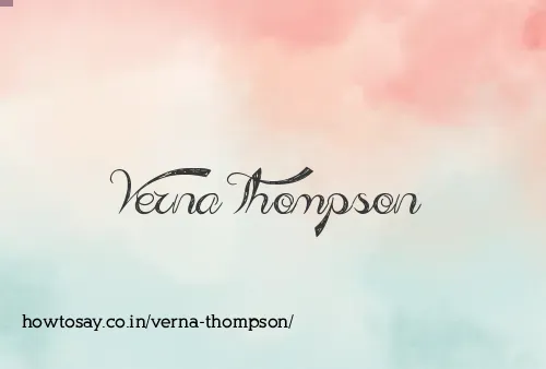 Verna Thompson