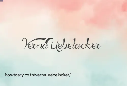 Verna Uebelacker