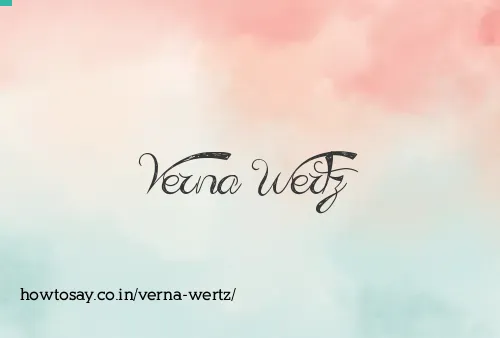 Verna Wertz