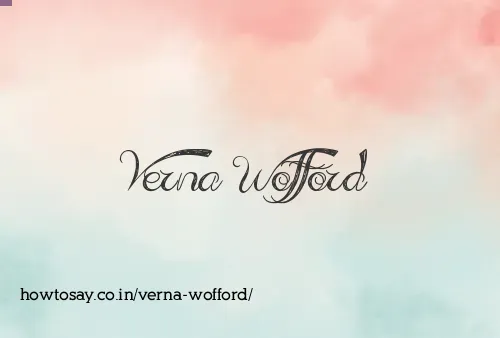 Verna Wofford