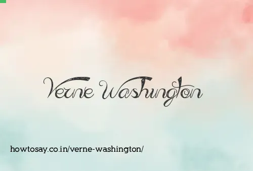 Verne Washington