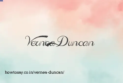 Vernea Duncan
