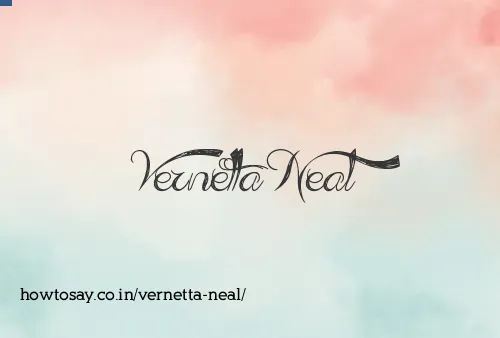 Vernetta Neal