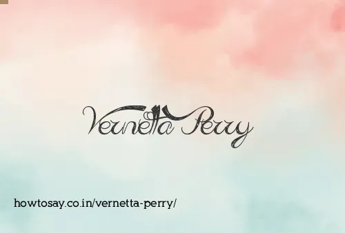 Vernetta Perry