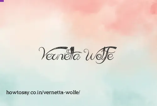 Vernetta Wolfe