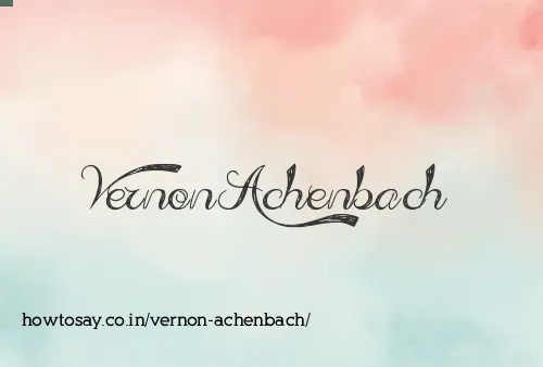 Vernon Achenbach