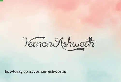 Vernon Ashworth