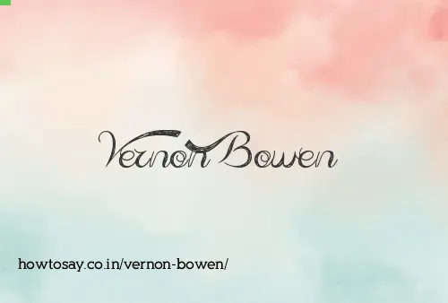 Vernon Bowen