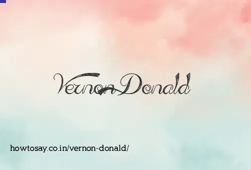 Vernon Donald