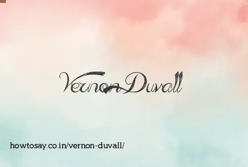 Vernon Duvall