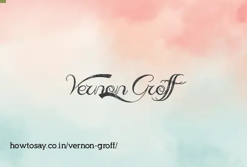 Vernon Groff