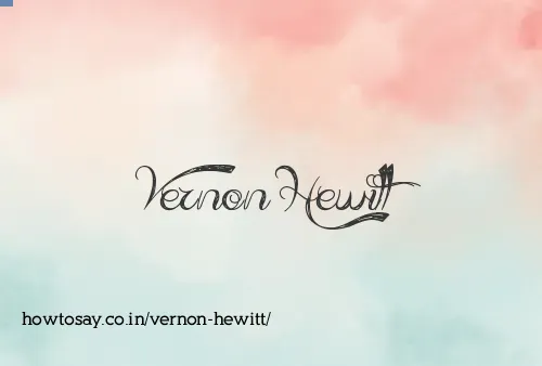 Vernon Hewitt