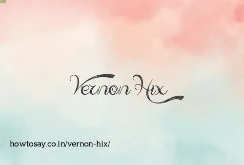 Vernon Hix