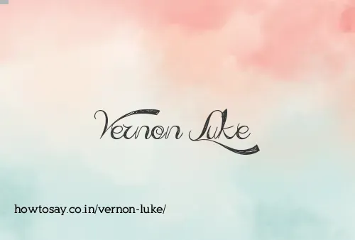 Vernon Luke