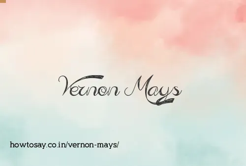 Vernon Mays