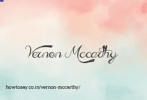 Vernon Mccarthy