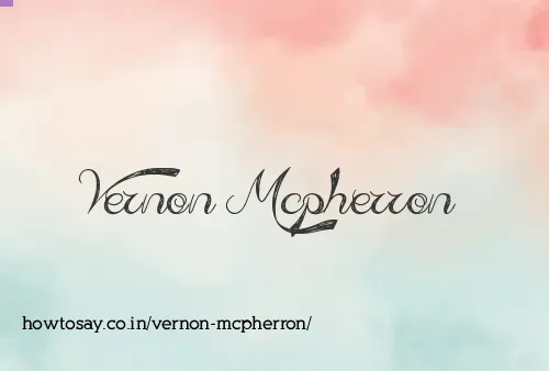 Vernon Mcpherron
