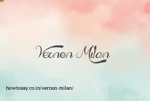 Vernon Milan