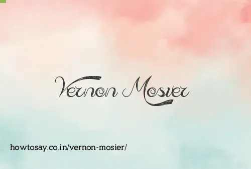 Vernon Mosier