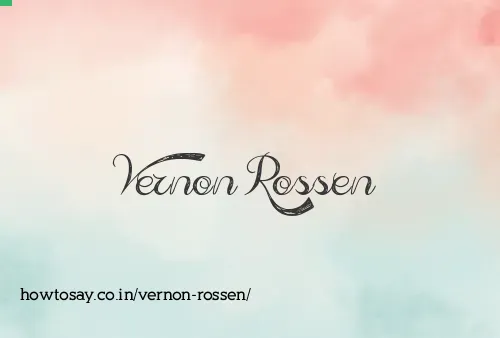 Vernon Rossen