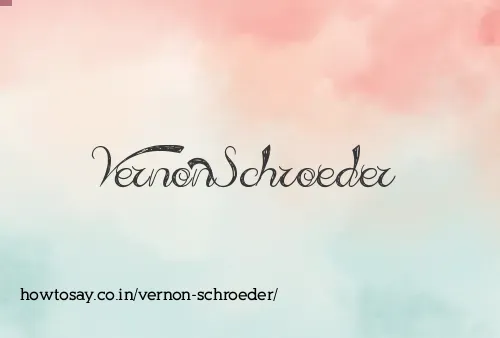 Vernon Schroeder